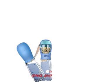 300毫升550毫升水瓶食品容器2合1猫小狗户外水瓶Abs/100% 防漏宠物瓶 - Product Image 6