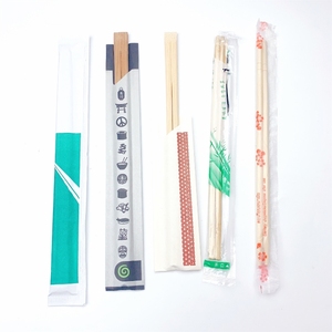 Bán Buôn Trung Quốc Giá Chất Lượng Cao Biểu Tượng Tùy Chỉnh In Dùng Một Lần Cặp Song Sinh Vòng Tensoge Tre Đũa Với Tăm - Product Image 6