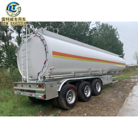 Ecod-remolque de tanque de combustible de mano, 3 ejes, 40000L