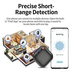Localizzatore Mini Smart Tracker Certificato MFi, Anti-Smarrimento, BT GPS, Trova Chiavi, Animali Domestici, Portafogli, Bagagli, per Apple e <span class=keywords><strong>Samsung</strong></span> - Product Image 4