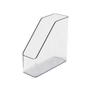 Transparent Desktop <b>File</b> <b>Organizer</b> Storage Rack A4 Plastic Rectangle Freestanding Desk Neatening Office <b>Organizer</b> - Product Image 2