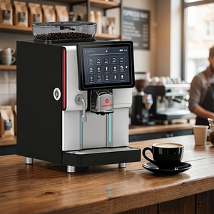 Cafetera Comercial Automática de Doble Caldera, 15 Bares, Pantalla Táctil de 10 Pulgadas, Acero Inoxidable, Control por Aplicación, Programable e Inteligente - Product Image 3