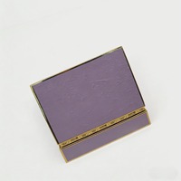 Se Aceptan Personalizaciones, Cajas de Embalaje de Lujo de Diseño Moderno, Cajas de Regalo Rígidas con Tapa Morada, Estampado en Lámina Dorada, Forro Personalizado