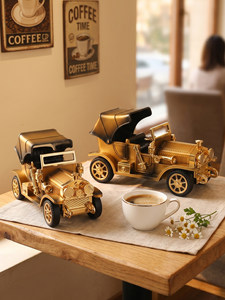 <span class=keywords><strong>Boîte</strong></span> <span class=keywords><strong>à</strong></span> <span class=keywords><strong>musique</strong></span> rétro nostalgique en forme de voiture vintage, en ABS, modèle de voiture de style américain, ensemble cadeau décoratif pour anniversaire de garçons - Product Image 4