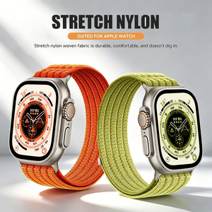 Bracelet en nylon pour Apple Watch Ultra 3 2 49 mm Série 11 10 46 mm 42 mm Bracelet sport pour Iwatch - Product Image 6