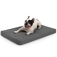 Lits et accessoires pour animaux de compagnie, grand lit en peluche de luxe pour chiens et chats, design à motif uni, fausse fourrure, canapé doux pour chien
