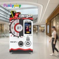 Funkyplay, estación de tren impresa en 3D, funda para teléfono móvil, máquina expendedora automática para imprimir tu foto en fundas de teléfono