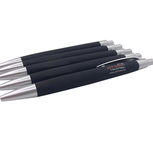 Customized Logo Advertise Plastic Ball Pen Sports Body Type 0.5 mm Writing Width Promotional Item - Product Image 5