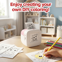 Machine à créer des autocollants intelligents Q17 avec commande vocale IA, mini imprimante d'autocollants, étiqueteuse DIY, imprimante thermique portable sans encre pour enfants, boîte d'impression d'autocollants