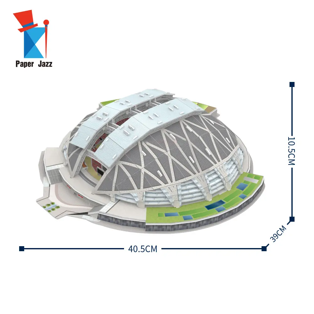 रचनात्मक उपहार बच्चों 3d पहेली diy खिलौना आरा पहेली फुटबॉल बास्केटबॉल स्टेडियम इकट्ठा मॉडल वयस्क मजेदार पहेली 3d