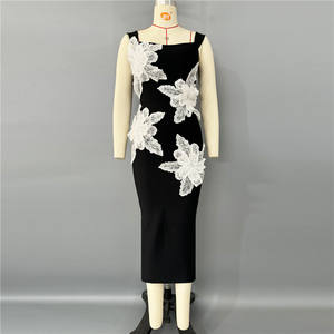 Nuevo estilo hermosa moda damas negro corto sin mangas Halter vestido elegante Mini vestidos de fiesta - Product Image 2