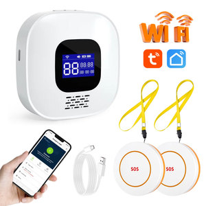 Sistema <span class=keywords><strong>de</strong></span> Llamada <span class=keywords><strong>de</strong></span> Emergencia Inalámbrico Inteligente Tuya WiFi para <span class=keywords><strong>Cuidadores</strong></span>, Botón SOS para Pacientes Mayores, Alarma <span class=keywords><strong>de</strong></span> Seguridad para el Hogar PST-CF206 - Product Image 1
