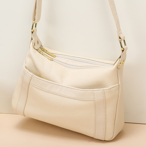 For Casual <b>Tote</b> Faux Leather Portable Shoulder <b>Bag</b> with <b>Zipper</b> Closure for Daily Commuting - Product Image 2