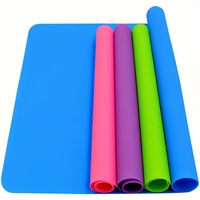 Grand tapis de table en silicone extra large, durable, pour bureau, comptoir, protection imperméable pour l'artisanat, les repas des enfants, la cuisine