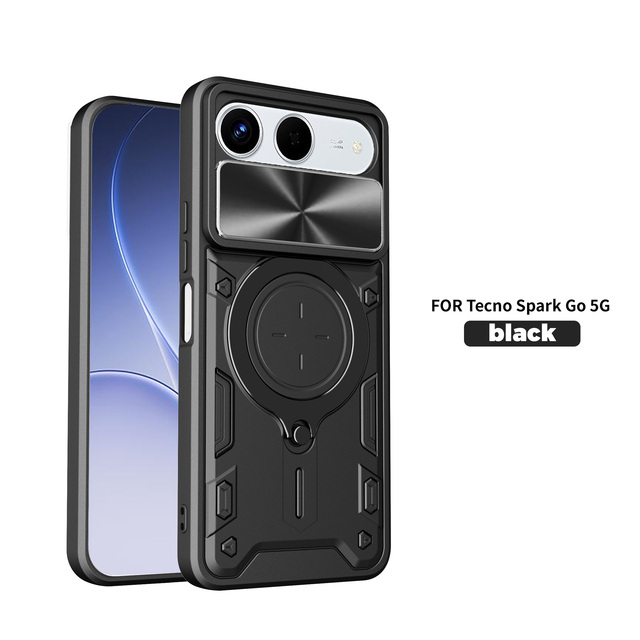 For Tenco Pova 8 5G Rugged Shockproof Protective Kickstand Cover Tecno Spark 50 5G Spark Slim Camon 50 PRO Magnetic Hard Case