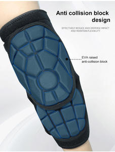 Coudières de protection sportives en EVA alvéolé élastique personnalisées pour le volleyball et le basketball, vente en gros - Product Image 4