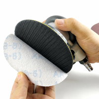 Feuille abrasive en tissu JB-5 de 5 pouces TJ113, feuille abrasive floquée, disque de ponçage en velours, tissu abrasif pour polissage pneumatique
