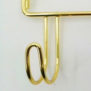 2024 Sản phẩm mới Gấp Móc áo trên kính tắm kính phía sau cửa móc nhỏ móc kim loại cho chìa khóa - Product Image 3