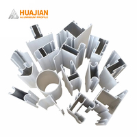 Profils en aluminium architecturaux de la série 6000 OEM ODM, traitement de surface varié, forme d'angle T3~T8 pour portes et fenêtres