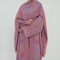 Robe Abaya élégante à fleurs, coupe ample, taille plus, nouvelle arrivée, avec écharpe, ensemble de vêtements en deux pièces