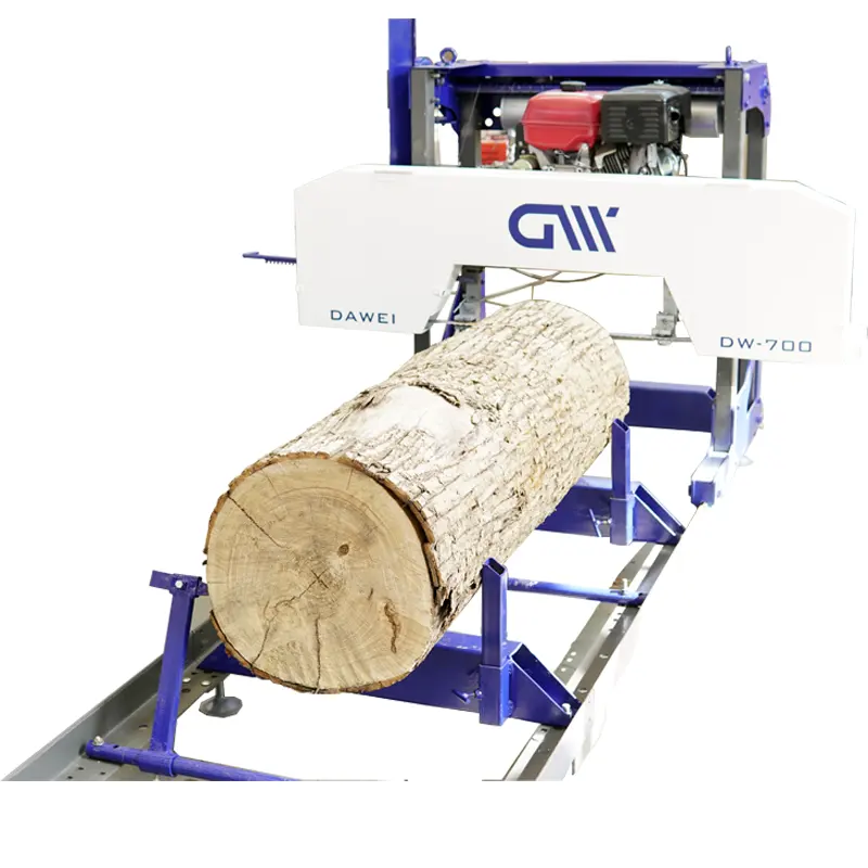 להקת מנסרה עץ עץ משמש זול נייד מנסרה עץ חיתוך מסור מכונות