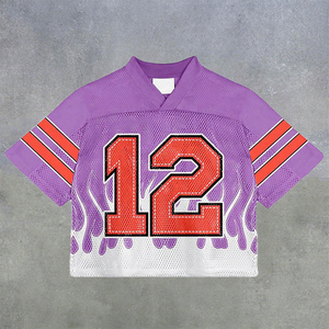 Maillot de football personnalisé par sublimation pour homme, manches courtes, respirant, 100 % polyester, coupe régulière pour adulte, col rabattable - Product Image 5