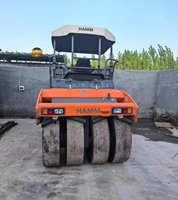 Rouleau compacteur combiné HAMM HD75VT d'origine |   Rouleau vibratoire diesel d'occasion de 8 tonnes |   Compacteur d'asphalte tandem pour la réparation routière