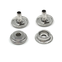 Boutons à pression en métal Portefeuille en cuir Rivets Fermoirs Veste Vêtements Jeans Col Boucle de ceinture Boutons double face