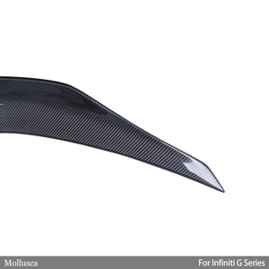 For Series G37 2Door Coupe PSM1 Style Carbon Fiber <b>Rear</b> <b>Spoiler</b> Trunk Wing 2008-2012 (not for IPL) - Product Image 5