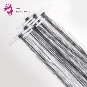 New H6 lông mở rộng tóc 100% Trinh Nữ lớp biểu bì chất lượng hơn vô hình hơn so với Keratin tip phần mở rộng tóc người - Product Image 2