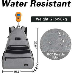 Sac de pickleball personnalisé, sac de pickleball en carbone personnalisé, sacs de tennis à bandoulière pour raquettes de tennis, sac à dos de pickleball et de tennis - Product Image 2