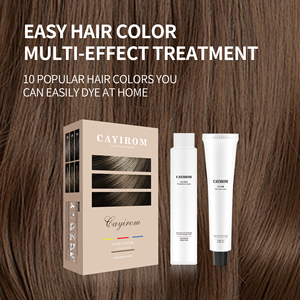 Salon professionnel de mode teinture des cheveux à faible teneur en ammoniac teinture des cheveux à base de plantes couleur crème coloration permanente - Product Image 2