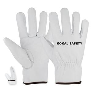 Guantes de trabajo de cuero para hombre Guantes de trabajo de seguridad para construcción industrial - Product Image 1