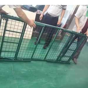 Hiện Đại Duy Nhất Gấp Khung Giường Sắt Với Kim Loại Lưới Di Động Gấp-up Phòng Ngủ Khách Sạn Trường Học Biệt Thự Giường Chất Lượng Cao - Product Image 4