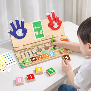 Jeu de Calcul pour Enfants : Comptage, Addition et Soustraction – Jouet en Bois avec Perles Magnétiques pour Tri et Association, Idéal pour Garçons et Filles - Product Image 4