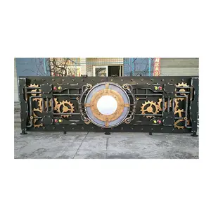 custom iron steam style iron High Bar Table beer punk metal Bars And Restaurants vintage decor Cafe Bar Countertop