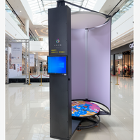 Escáner 3D HD 7s ASTM-R106 de Astermon, Plataforma Giratoria de Columna Única con Rotación de 360°, Alta Precisión, Cabina de Fotos en Acción, Metálica