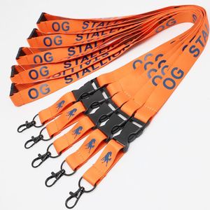 Personalized Football & Sports Club Athlete Id Card Holder <b>Lanyard</b> Silk Printing Logo <b>Key</b> Holder Phone Holder Neck Straps - Product Image 1