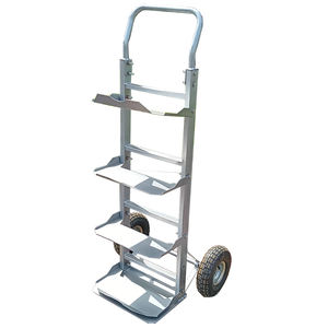 Carretillas Plegables de Acero de Alta Resistencia con Capacidad de Carga de 200 kg para Transportar 4 Cubetas Grandes de Agua de 5 Galones - Product Image 4