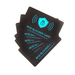 Gói Của 100 <span class=keywords><strong>RFID</strong></span> Chặn Thẻ Bảo Vệ An Toàn <span class=keywords><strong>RFID</strong></span> Thẻ Ví Lá Chắn Bảo Vệ Chặn - Product Image 5