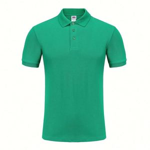 Chemises polo piqué pour enfants en coton doux, couleur vert foncé, taille 3XL, col côtelé personnalisé, usage quotidien, fabrication OEM. - Product Image 1
