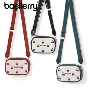 BaeLerry Women's Crossbody Bag Small Bear Embroidery Horizontal <b>Square</b> Shoulder Bag With Zipper Large Capacity Summer 2025 - Product Image 3