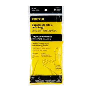 Master con 144 unidades Guantes de Látex para limpieza, M, PRETUL - Product Image 3