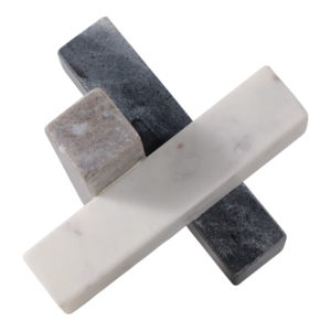 Scultura astratta in pietra, decorazione d'arredo per bagno, ufficio, mensola, soggiorno, statuetta artistica - Product Image 3