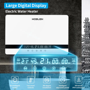 Instalación conveniente de ducha, electrodomésticos, baño eléctrico <span class=keywords><strong>sin</strong></span> tanque de agua, calentador de agua eléctrico instantáneo - Product Image 4