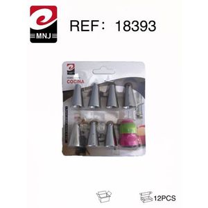 Piping Nozzles 12Pcs Stainless Steel Cake Decorating Tips Set For Baking - Product Image 3