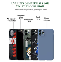 Coque de téléphone Spectre personnalisable en TPU+PC avec anneau de protection d'appareil photo, logo, étanche et compatible avec la recharge magnétique sans fil pour 16/15/14/13/12/11 Pro