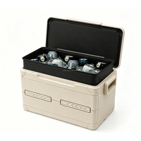 Lichtgewicht 35QT opvouwbare koelbox van PP, geïsoleerd, opvouwbare ijsbox, opbergbox, houdt koel voor buiten kamperen