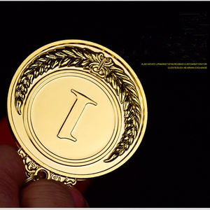 Trofei di fabbrica JINZUN medaglie placche commercio all'ingrosso personalizzato lamina d'oro medaglie Logo personalizzato lega di zinco OEM/ODM medaglia premi - Product Image 4