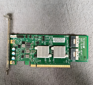 AOC-SLG4-4E4T Quad NVMe HBA PCIe 4.0 x16 แบบ Low Profile 2x SlimSAS 4x U.2 Retimer RoHS - Product Image 2